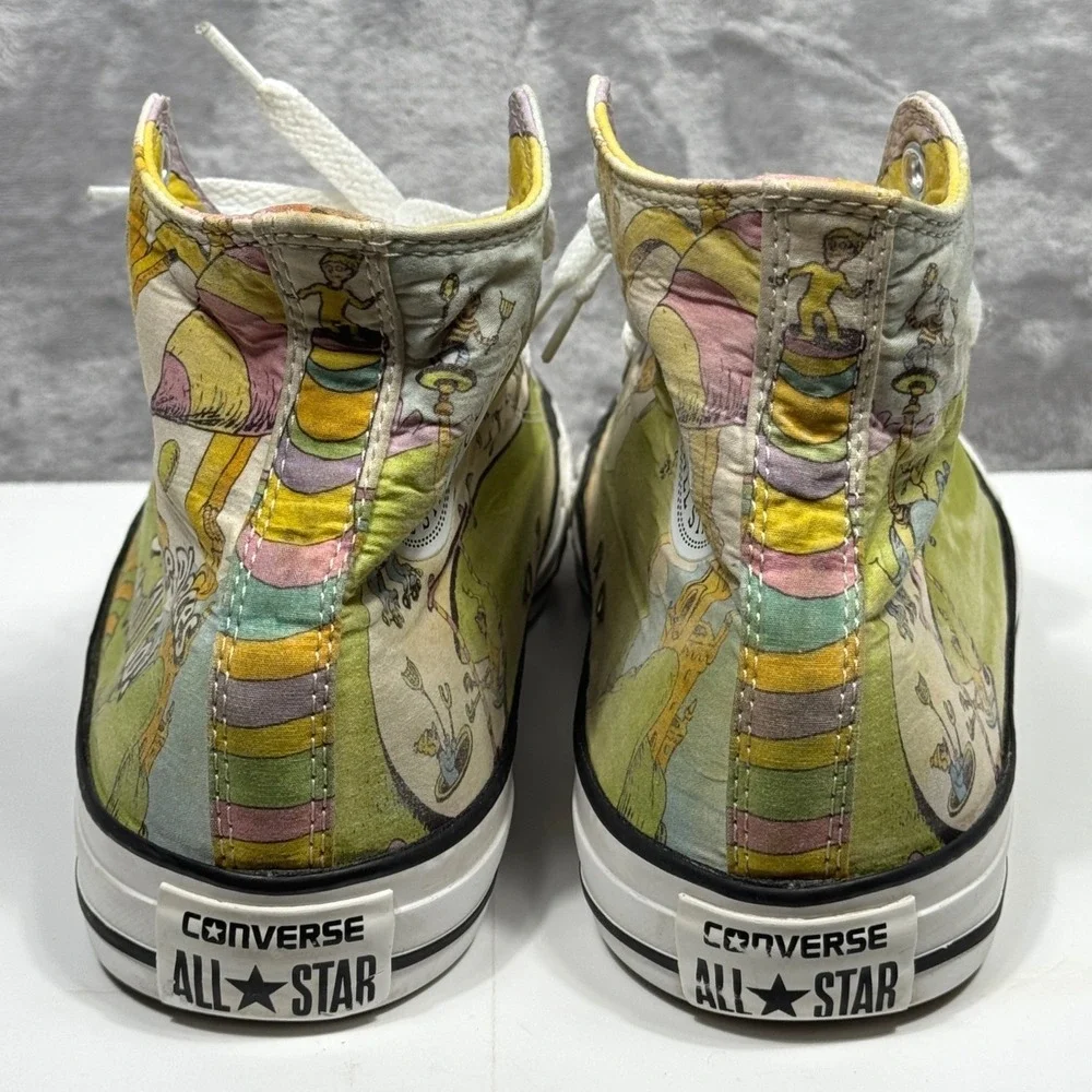Converse Chuck Taylor Hi Dr Seuss Oh The Places Youll Go Sneakers Mens 8 W10 - Picture 4 of 10